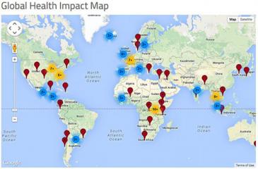 Global Health Impact Map
