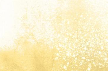 Abstract gold and white sparkles