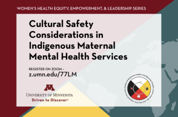 Cultural Safety Considerations in Indigenous Maternal Mental Health Services 