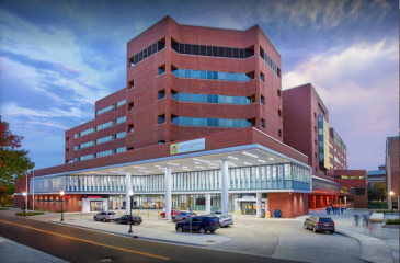 One of the University of Minnesota’s four flagship health care facilities, the University Medical Center on the East Bank of the Twin Cities campus