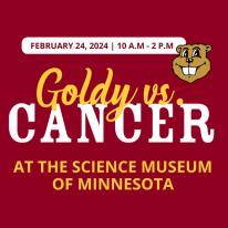 Goldy vs Cancer at the Science Museum of Minnesota