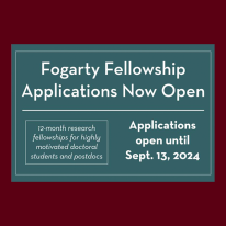 Fogarty Fellowship Applications Now Open